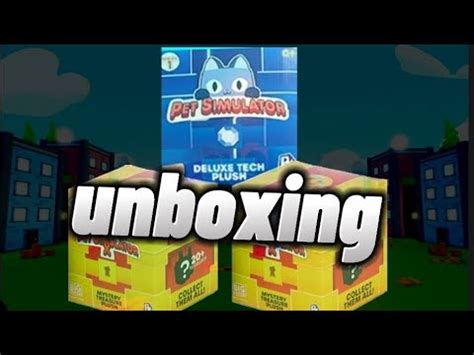 UNBOXING Pet Simulator X Deluxe Tech Plush AND MORE YouTube