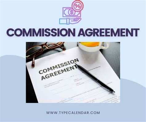 Free Printable Commission Agreement Templates Maximize Your Earnings