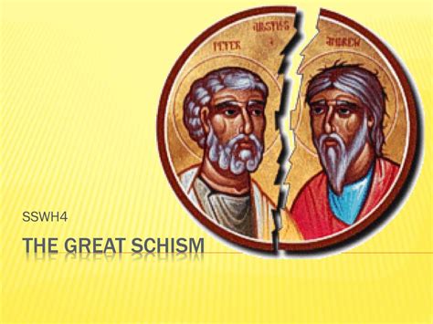 Sswh4 The Great Schism Ppt Download