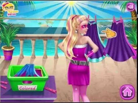 Disney Princess Game Diy Summer Short Jeans And Superdoll Washing Capes