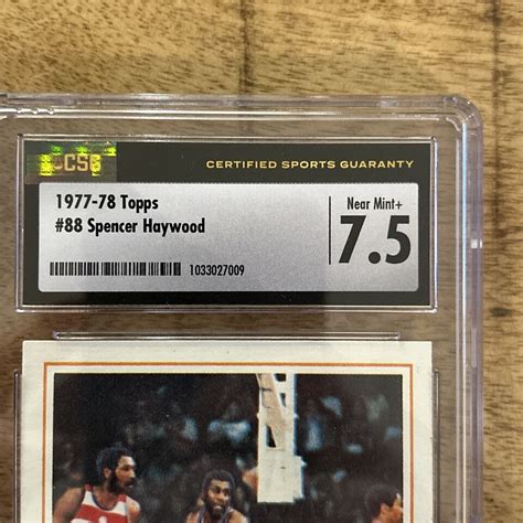 1977 Topps 70 Spencer Haywood CSG 7 5 Knicks VIntage EBay