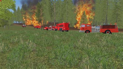 Fire Rescue Fs911 Ep 32 Brush Fire Day Working Brush Fire Farming Simulator 17 Youtube