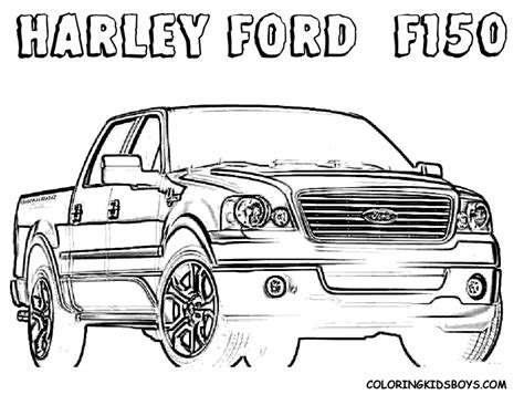 Ford F Pickup Truck Coloring Page Truck Coloring Pages Ford Truck Hot Sex Picture