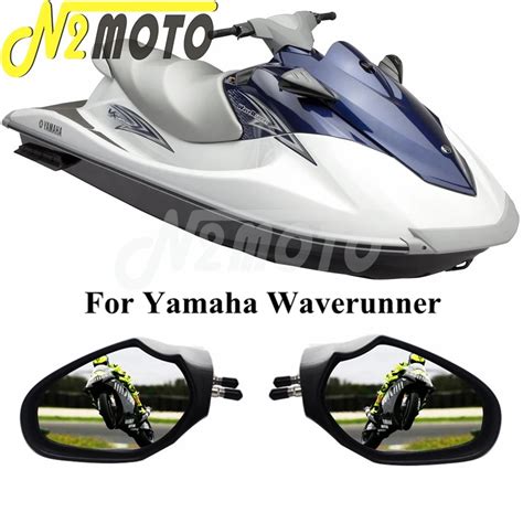 Motorboat Jet Ski Rearview For Yamaha Pwc Waverunner Vx 110 Deluxe Vx110 Cruiser Sport Yacht