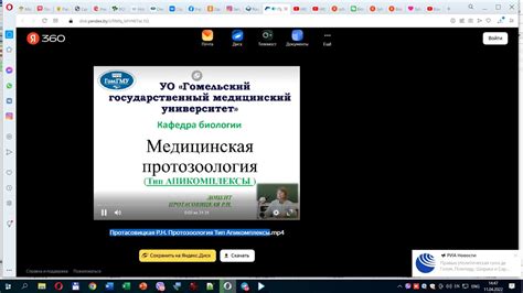 Протасовицкая Р Н Протозоология Тип Апикомплексы - YouTube