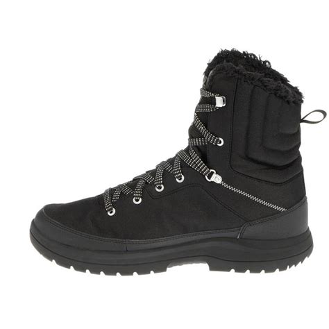 Botas De Senderismo Nieve Hombre Sh100 Warm High Negro Quechua Decathlon