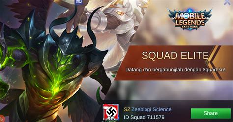 Cara Membuat Squad Mobile Legends Sendiri Siap Ujian