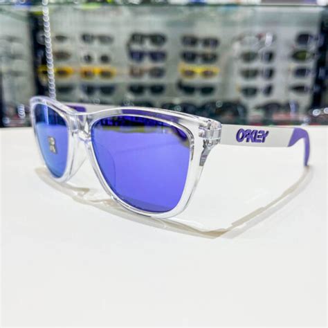 Oakley Frogskins Mix Polished Clear Violet Iridium 2aoptical