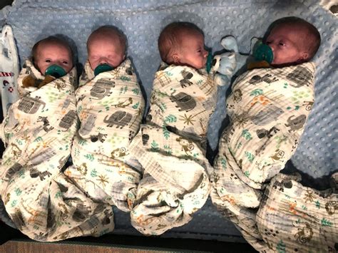 This Mom Gave Birth to Quadruplets During a Pandemic - Motherly