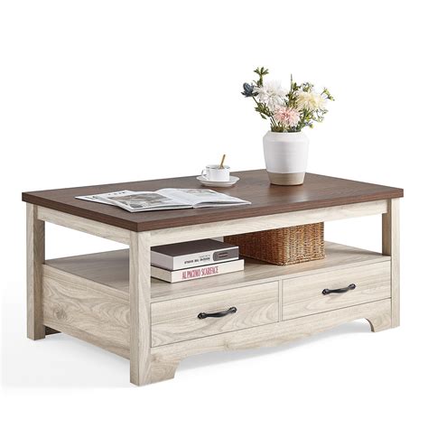 Snapklik Linsy Home Farmhouse Coffee Table