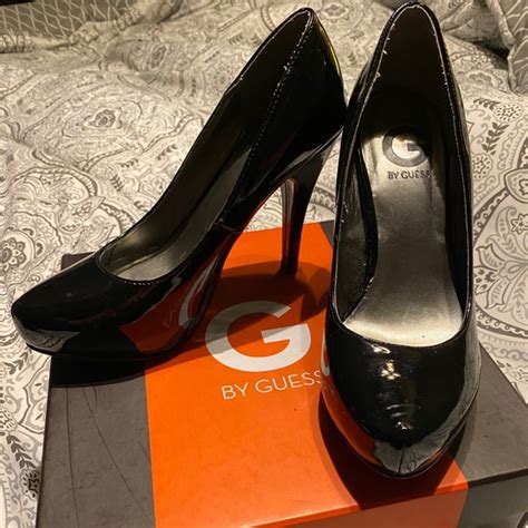 Guess Shoes Guess Black Patent Leather Pumps Size 6m Poshmark