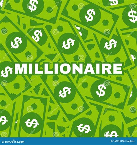 Millionaire Illustration Trendy Vector Background Stock Vector Illustration Of Finance