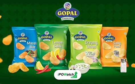 Gopal Snacks IPO GMP Grey Market Premium 2024 IPO Watch