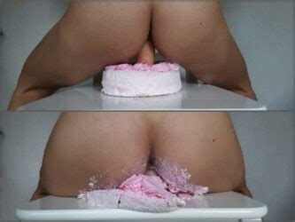 Free Dildo Porn Zloy Andrey Big Rubber Dildo Rides On A Cakes