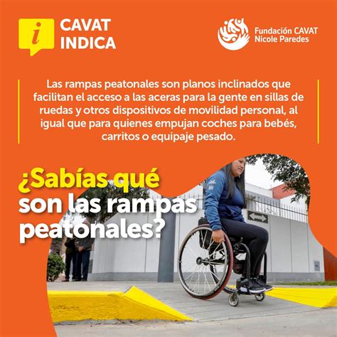 Fundación Cavat 🛑🧑🏻‍🦽🛴 Las Rampas Peatonales Son Planos
