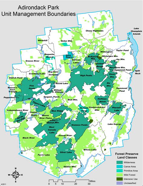 Adirondack Park Map