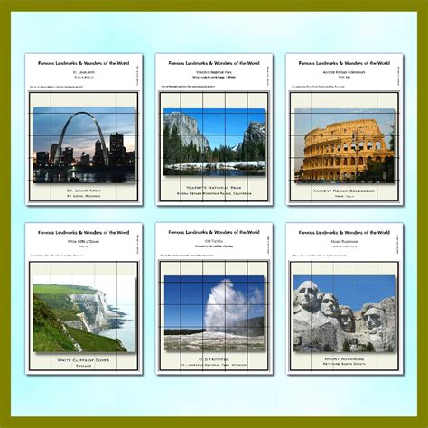 Famous Landmarks & Wonders of the World - 25 Photo Jigsaw Puzzles ...