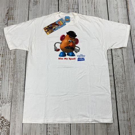 Vtg Nwt 90s Disney Toy Story Mr Potato Head T Shirt Large L Short