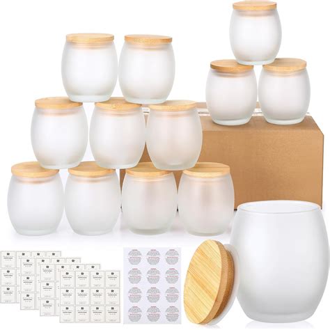 Amazon Honeydak Pcs Oz Thick Glass Candle Jars For Making