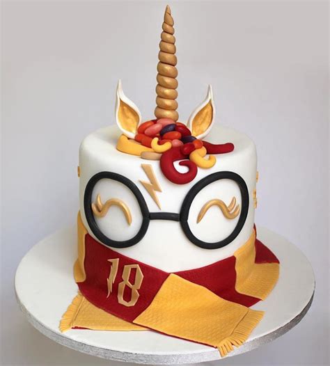 Captivating Unicorn Birthday Cakes Harry Potter Birthday Cake