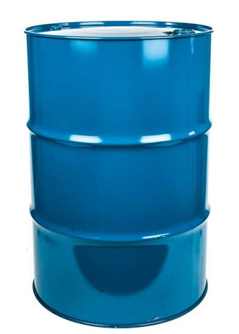 55 Gallon Steel Drum Closed Head Un Rated Rust Inhibitor Black