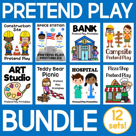 Dramatic Play Printables Big Bundle 2 The Tip Top Printables Shop