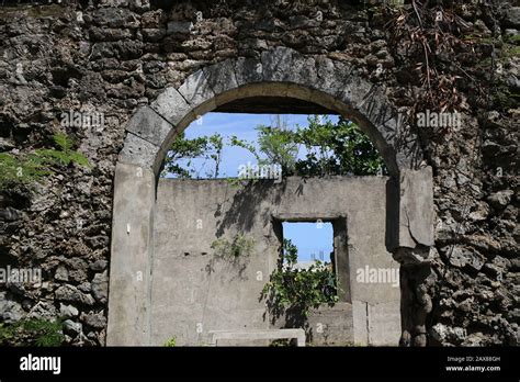 Ruins In Barcelona The Philippines Stock Photo Alamy