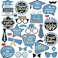 Katchon Blue Graduation Photo Booth Props Ubuy India