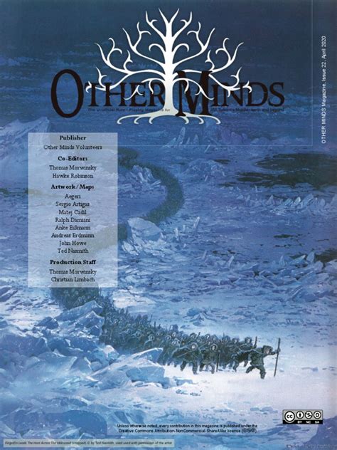 Other Minds Magazine Issue 22 Download Free Pdf J R R Tolkien
