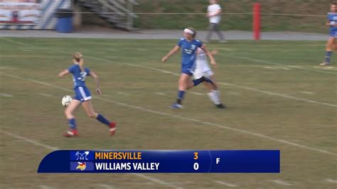 Minersville Vs Williams Valley Girls Soccer