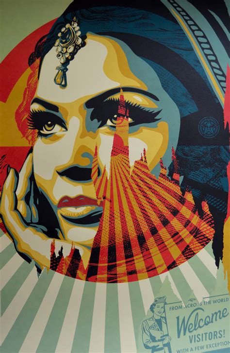 Shepard Fairey - Target Exceptions - gesigneerd Verkocht | Kunstveiling.nl