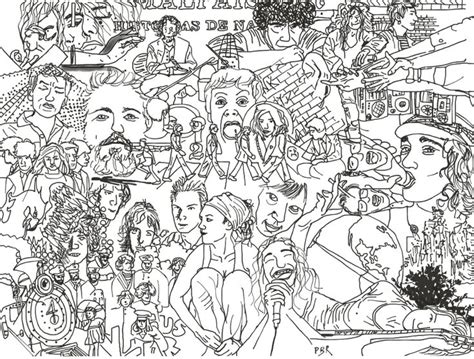 Doddle Rock Bands Doddle Art Doddles Line Art