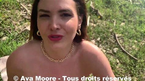 Outdoor Exhibitionist Ava Moore Gets Hard Fucked And Covered In Cum