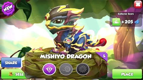 Hatched Mishiyo Dragon Dragon Mania Legends Begin Hatching Lava