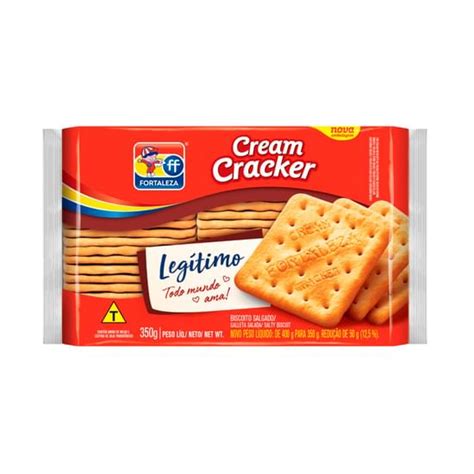 Riograndense Distribuidora Biscoito Fortaleza Cream Cracker 350g