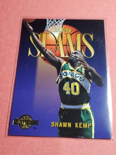 1994 95 Skybox Sky Slams Shawn Kemp 307 Seattle Supersonics Hof Ebay