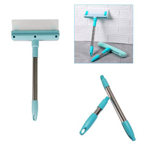 Швабра для мытья окон Multipurpose Squeegee Бирюзовая щетка-скребок для ...
