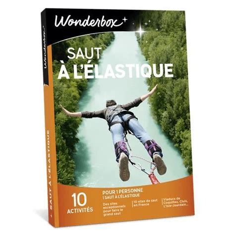 Saut à l élastique Wonderbox Box Coffret Cadeau Cdiscount Au quotidien