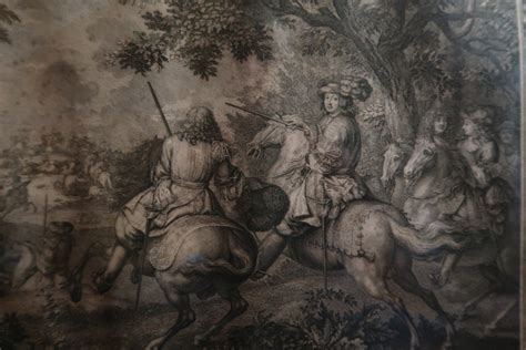 Proantic Two Engravings Battles Of Louis Xiv