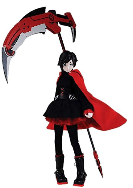 RWBY Ruby Rose Holding Weapon Crescent Rose transparent PNG - StickPNG