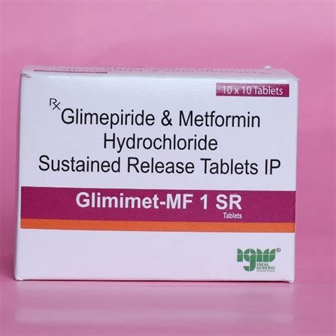 Glimepiride Metformin Hydrochloride Sustained Release Tablets At Rs 85