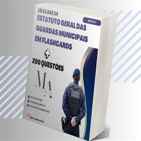 Estatuto Geral Das Guardas Municipais Em Flashcards 200 QuestÕes Rafael Cardoso Hotmart