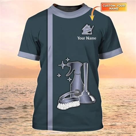 Cleaning Company D T Shirts Housekeeping T Shirts Maid Uniform Gift