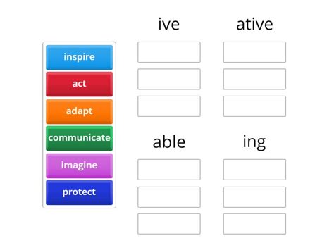 Focus 2 Unit 1 Word Store 1D - Group sort