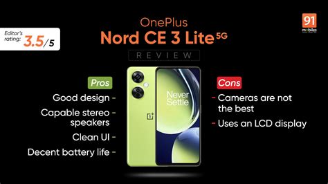 Oneplus Nord Ce 3 Lite 5g Review Pros And Cons Verdict 91mobiles