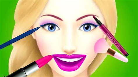 Fun Girls Care Makeover Kids Games Angelinas Hair Salon Makeup Spa