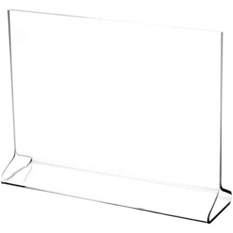 Plymor Clear Acrylic Sign Display Literature Holder Top Load 9 W X