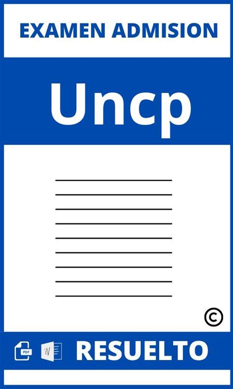 Examen De Admision Uncp Resuelto 2024