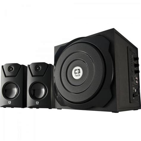 Caixa Multim Dia Subwoofer W Rms Sp Ls Preto C Tech