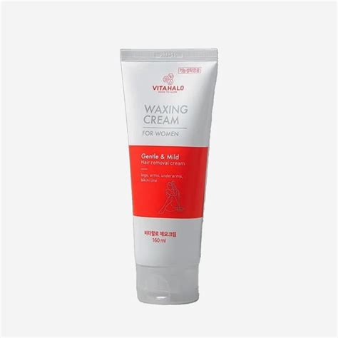 Vitahalo Waxing Gentle And Mild Hair Removal Cream 160ml Korean Mart